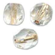 Sfaccettate mm. 4 Crystal Bronze Lined x50|raw }}