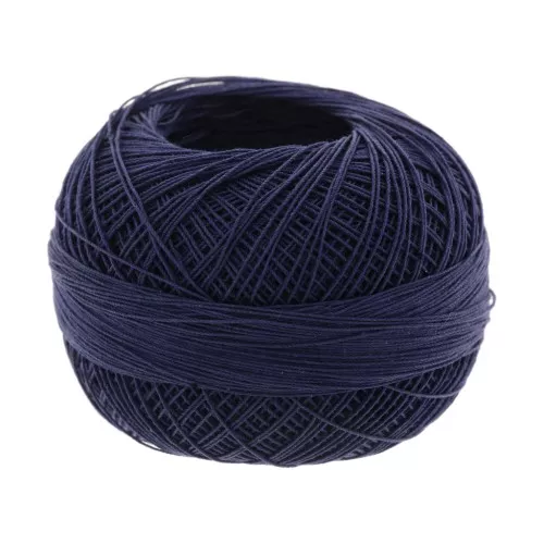 Filo cotone Lizbeth dimensione 80 Navy blue n°654 x168m