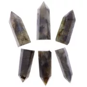 Punta di labradorite sfaccettata - pietra gemma- Dimensione casuale x1