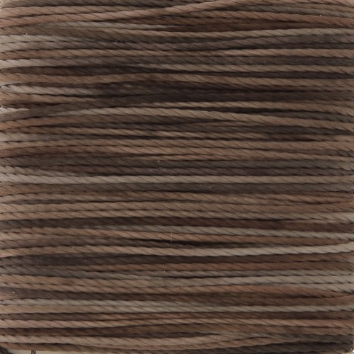 Filo Toho Amiet 0.7 mm - Brown variegated x20m