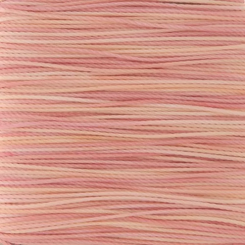 Filo Toho Amiet 0.5 mm - Fine Peach variegated x20m