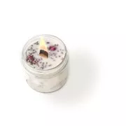 Stoppini per candele in legno di pino 13x130 mm - con basi metalliche x10