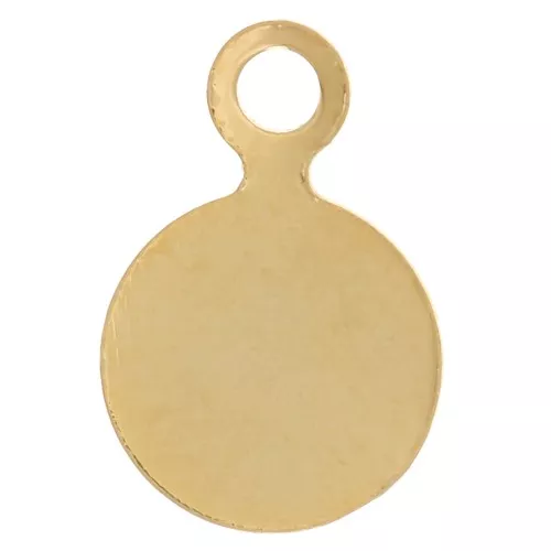 Palline da incollare mm. 6 dorato con oro fino x10