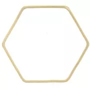 Base di montaggio e tessitura esagonale 22x20 mm - Dorato x1