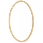 Base di montaggio e tessitura ovale 26x16 mm - Dorato x1