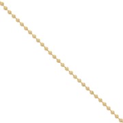 Catena con palline mm. 2 dorata x m. 1|raw }}