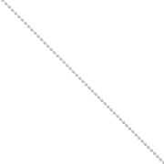 Catena con palline mm. 2 Placcatura argento fino x m. 1|raw }}