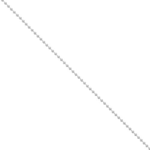 Catena con palline mm. 2 Placcatura argento fino x m. 1