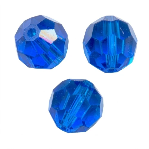 Perla rotonda PureCrystal 5000 8 mm - Capri Blue x1