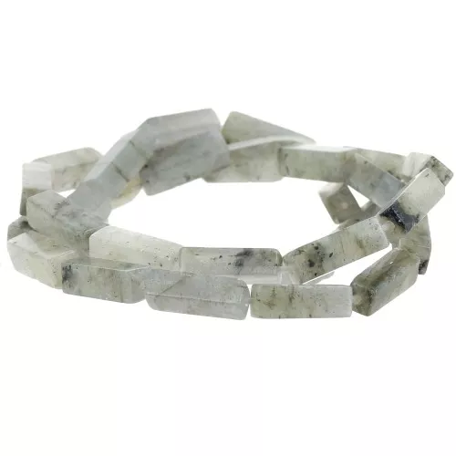 Perle tubi in pietra gemma 13x4 mm - Labradorite x40cm