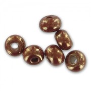 Perla Preciosa 6/0 4 mm - Luster Gold Chocolate x20 g