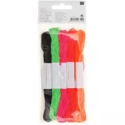 Assortimento di 10 Fili da ricamo - Rico Design - Fluo x1