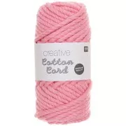 Bobina di corda in cotone per macramè 6mm Creative Cotton Cord Rosa x25m