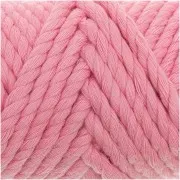 Bobina di corda in cotone per macramè 6mm Creative Cotton Cord Rosa x25m