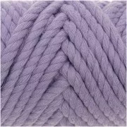Bobina di corda in cotone per macramè 6mm Creative Cotton Cord Lillà x25m