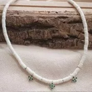 Mini ciondolo croce 9x7 mm con Ossido di zirconio 1.7 mm - Dorato con Oro - Verde x1