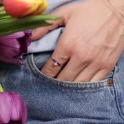 Pendente tondo con un Ossido di zirconio 5 mm - Dorato con oro fino - Crystal x1