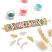 Terminale per tessitura di Miyuki 11/0 esclusiva Perles & co 28 mm Argento 925