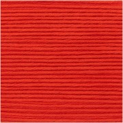 Essentials Organic Cotton Aran - Rosso x 50g