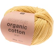 Essentials Organic Cotton Aran - Giallo x 50g