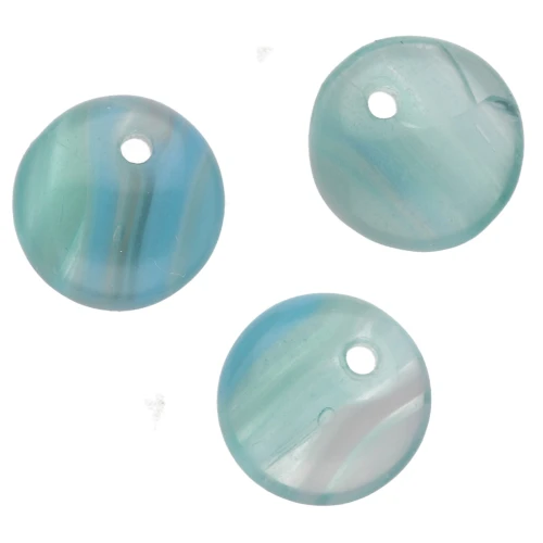 Lenti mm. 6 Milky Blue/Green x50