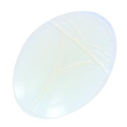 Cabochon ovale inciso scarabeo 25x18 mm imitazione pietra gemma - Opalite x1|raw }}