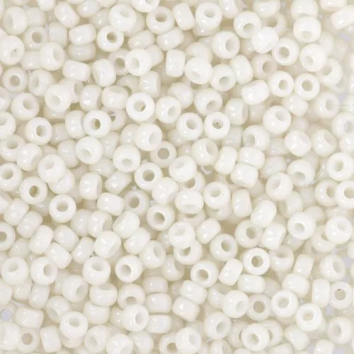 Rocaille Miyuki 11/0 600 - Opaque Limestone Luster x8g