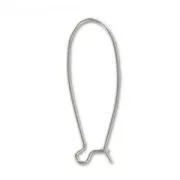 Orecchini filo mm. 38 Acciaio inox 304 x2