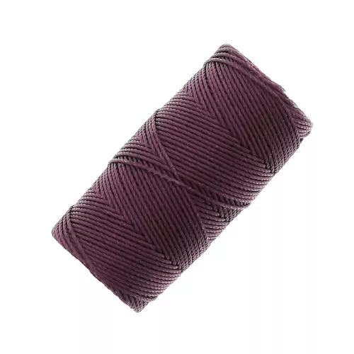 Filo C-LON Fine Weight Bead Cord 0.4 mm - Eggplant x45m