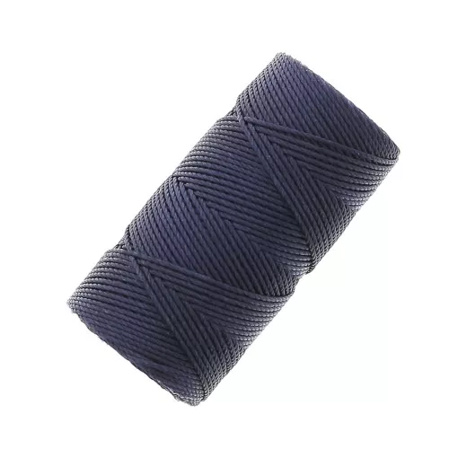 Filo C-LON Fine Weight Bead Cord 0.4 mm - Navy x45m