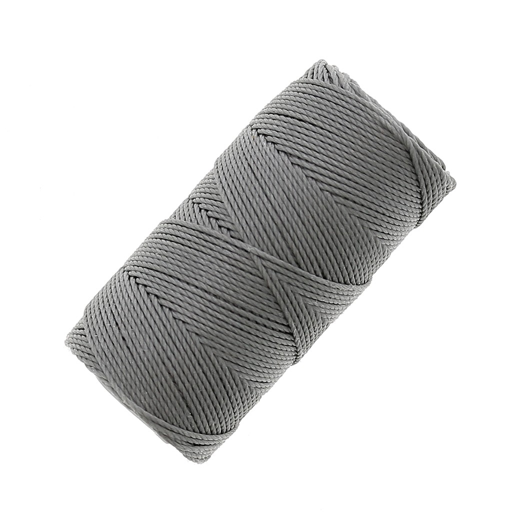Filo CLON Fine Weight Bead Cord 0.4 mm Gunmetal x45m Perles & Co