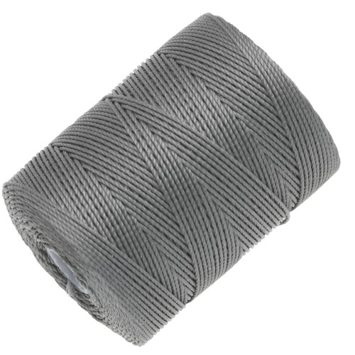 Filo C-LON Fine Weight Bead Cord 0,4 mm - Gunmetal x 124 m