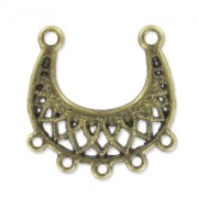 Separatore motivo rombi mm. 26 mm bronzo x1