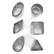 Stampini tagliapasta geometrici x12|raw }}