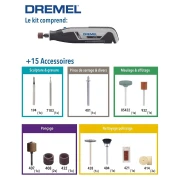 DREMEL® Lite 7760 - Multiutensile di precisione a batteria - 15 accessori x1