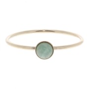 Anello sottile per cabochon 4 mm in Gold filled dimensione 49 x1