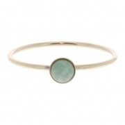 Anello sottile per cabochon 4 mm in Gold filled dimensione 54 x1