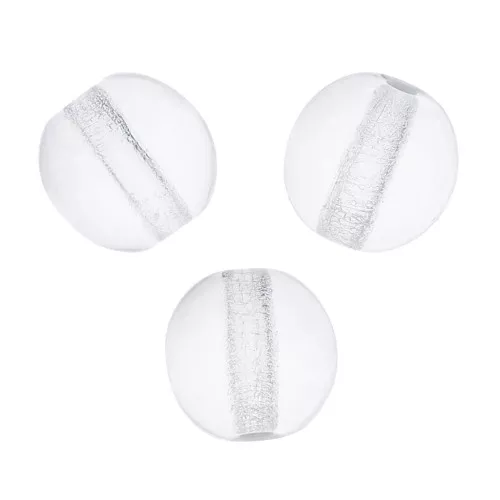 Perle tonde mm. 4 Crystal  x50