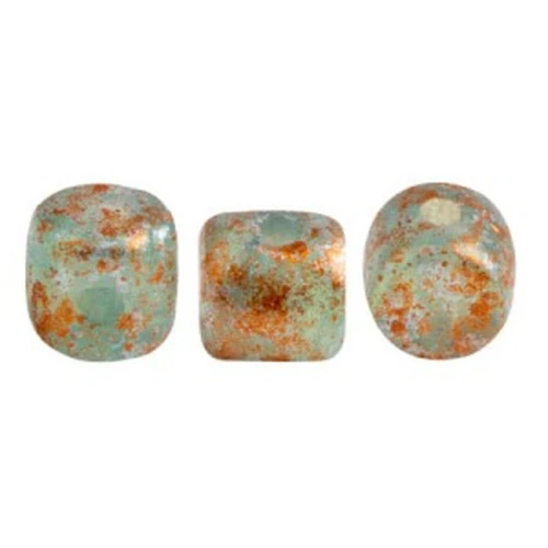 Minos® di Puca® 2.5x3 mm Blue Green Opal Tweedy x5g