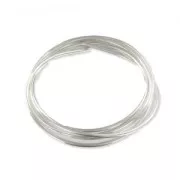 Filo tondo in argento fino 999/1000, 1 mm x 50 cm