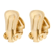 Orecchini clip con perno chiuso per le orecchie non forate - 10 mm - Dorato à l'or f
