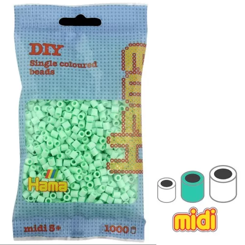 Perle da stirare Hama MIDI 5 mm Menta pastello (n°98) x1000