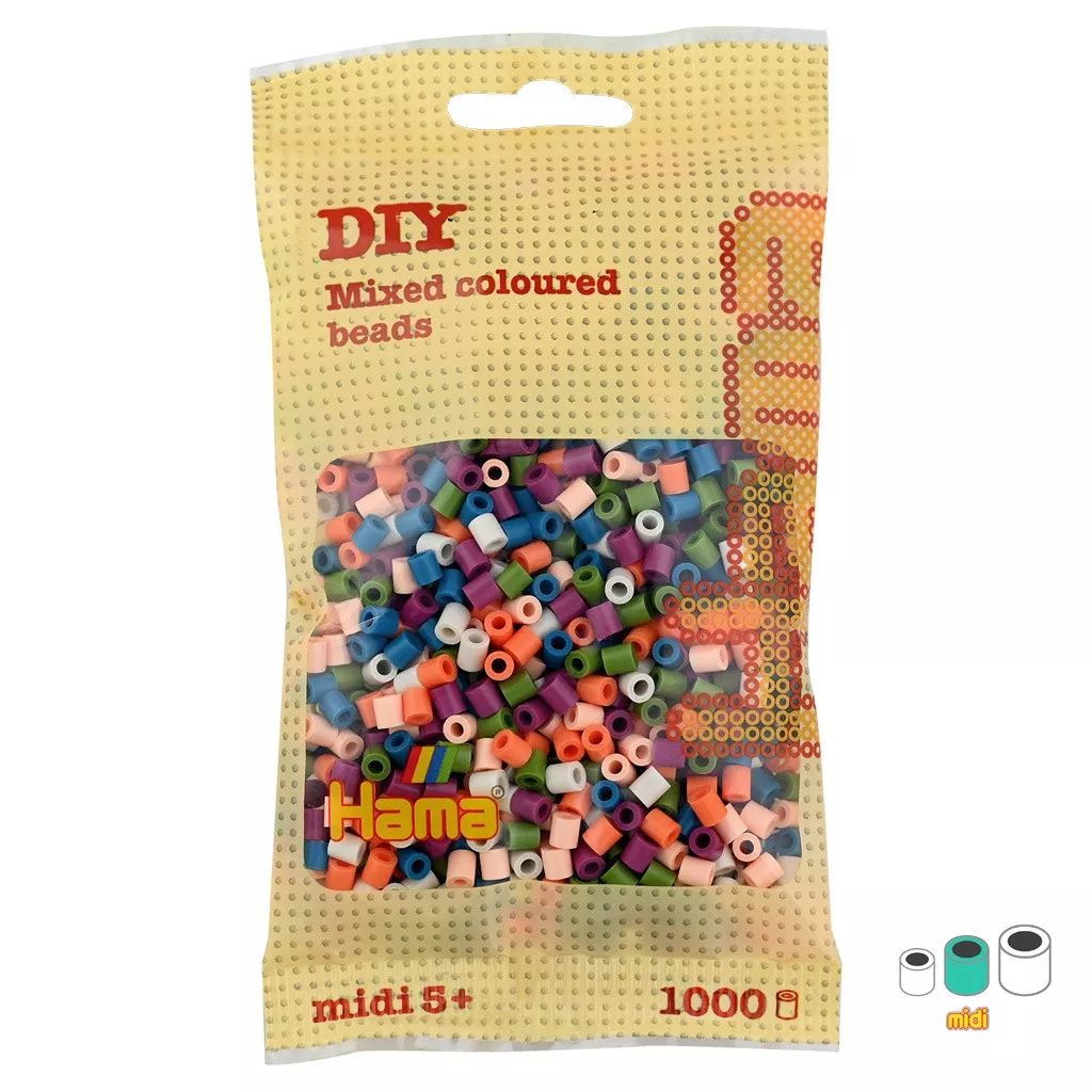 Hama Beads Midi 3000 perline colore bianco n.1