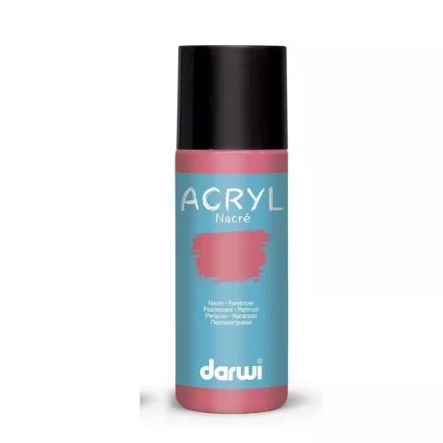 Pittura acrilica Nacrée Darwi - Rosso x80 ml
