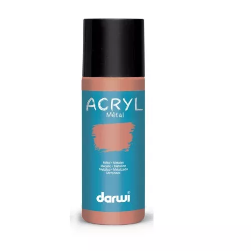 Pittura acrilica Métallisée Darwi - Rame x80 ml