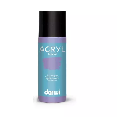Pittura acrilica Nacrée Darwi - Lillà x80 ml