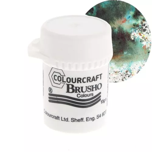 Polvere acquarellabile Brusho Colours - Olive Green x15 g