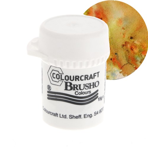 Polvere acquarellabile Brusho Colours - Yellow Ochre x15 g