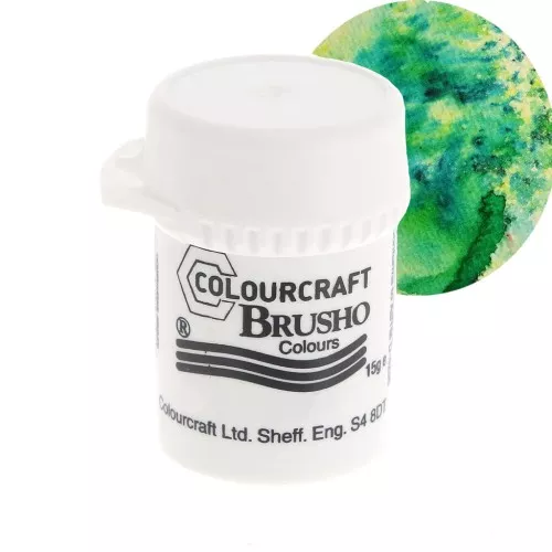 Polvere acquarellabile Brusho Colours - Leaf Green x15 g