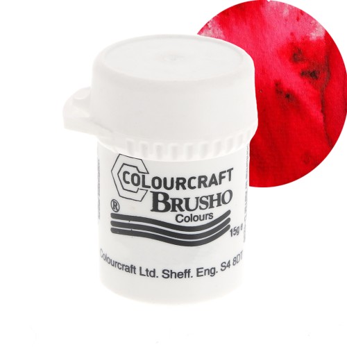 Polvere acquarellabile Brusho Colours - Rose Red x15 g